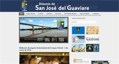 Desktop Screenshot of diocesisdelguaviare.org